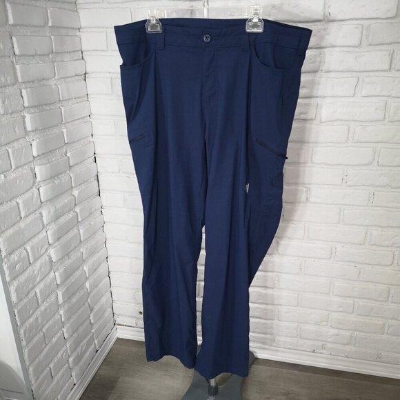 Eddie Bauer First Ascent Ladies Size 18W Navy Hiking Pants - Picture 1 of 15